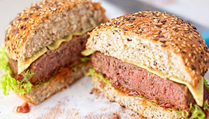 Half and Half Angus Burger