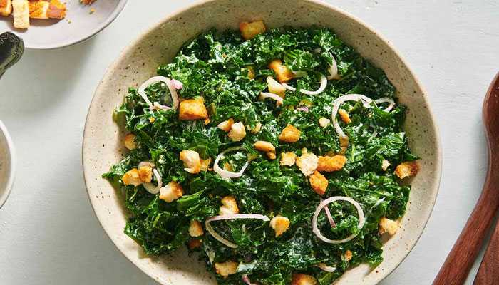 Kale Caesar Salad